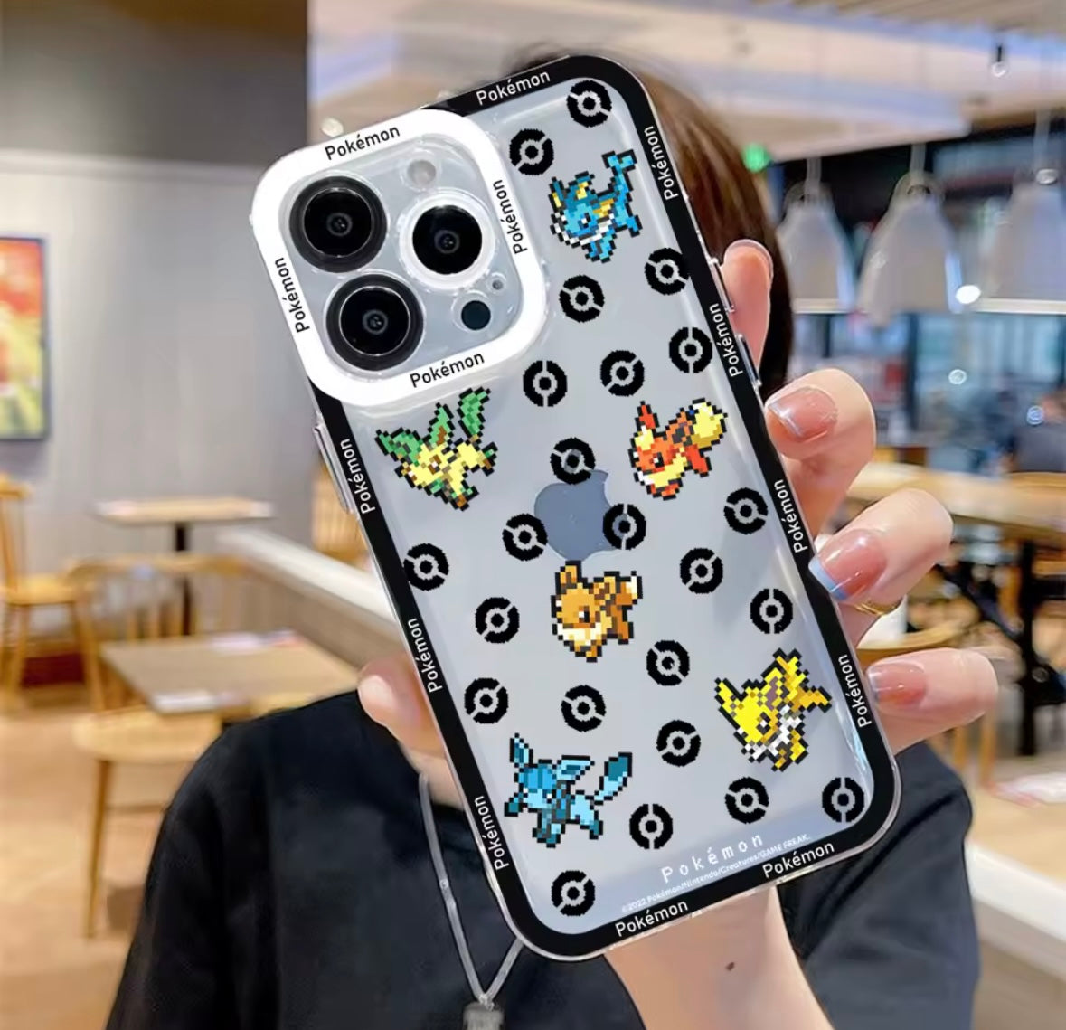 Pixel Eevee Eveloutions IPhone 15 pro Phone Case