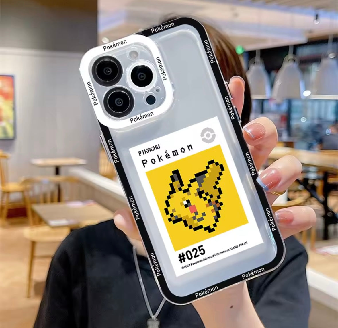 Pixel Pikachu IPhone 15 pro Phone Case