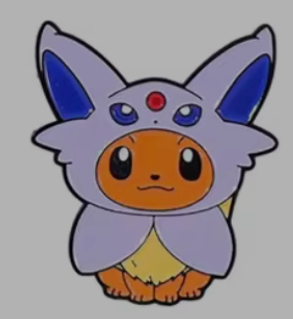 Eevee Dressed as Espeon Pin Badge