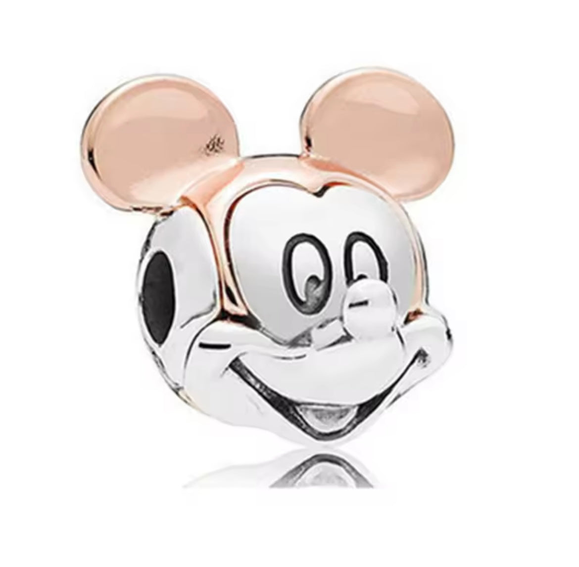Rose Gold Mickey Charm