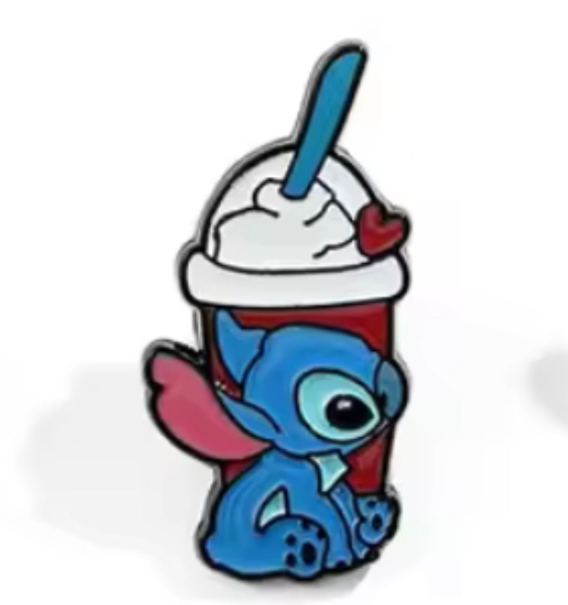 Small Stitch Frappe Pin Badge
