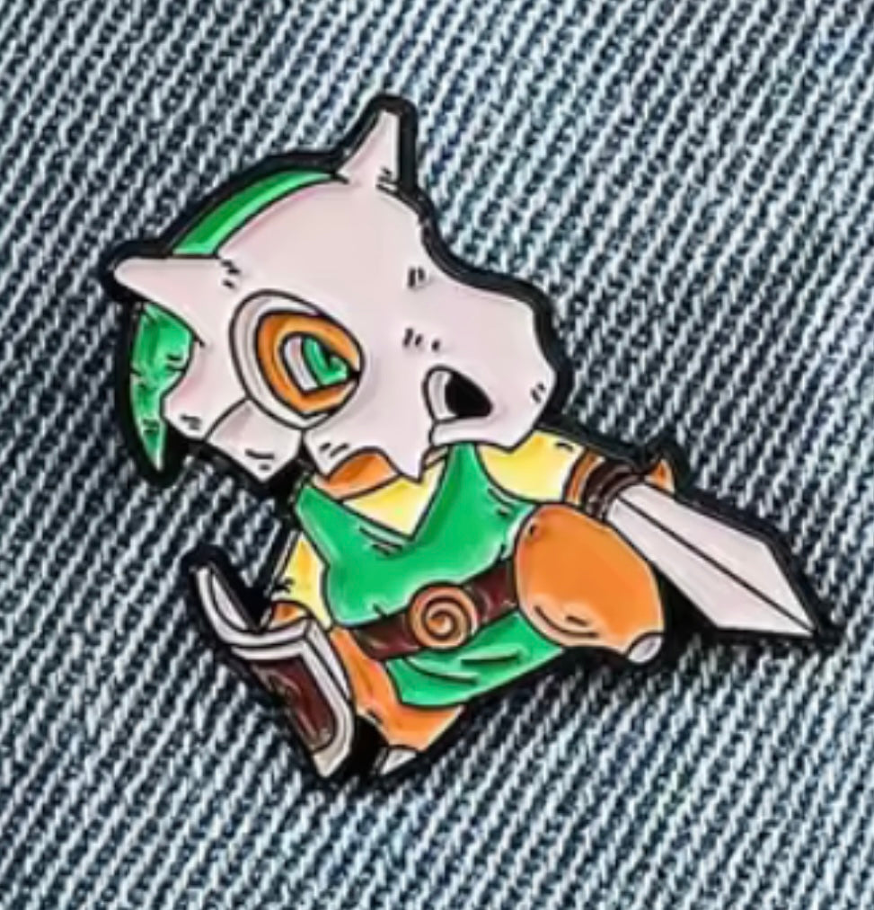 Cubone Link Pin Badge