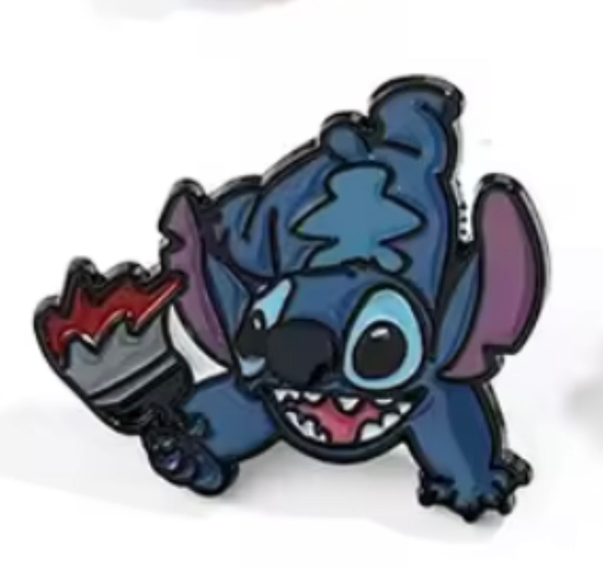 Small Stitch Paint Pin Badge