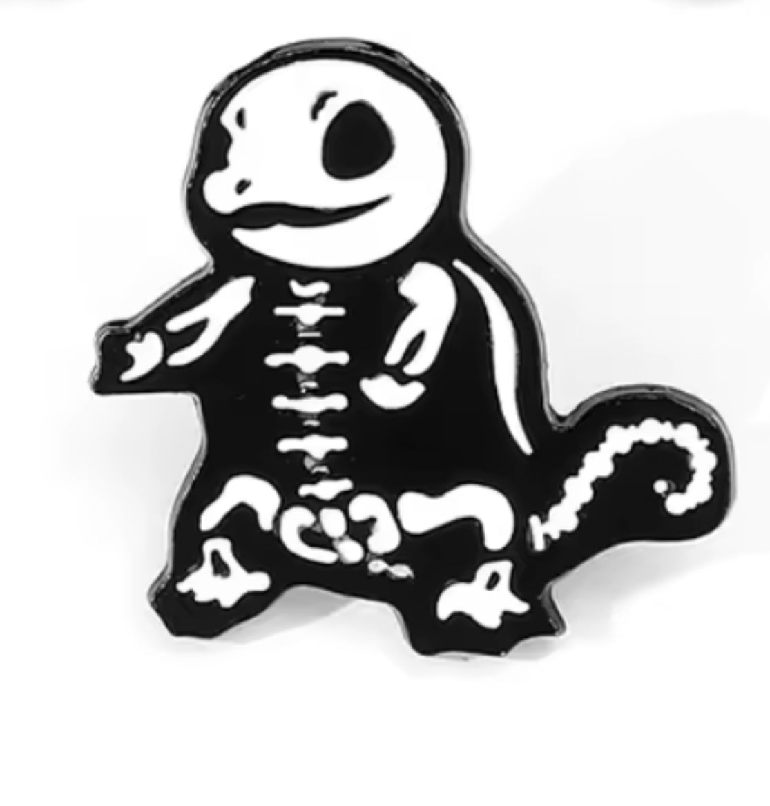 Squirtle Skeleton Pin Badge