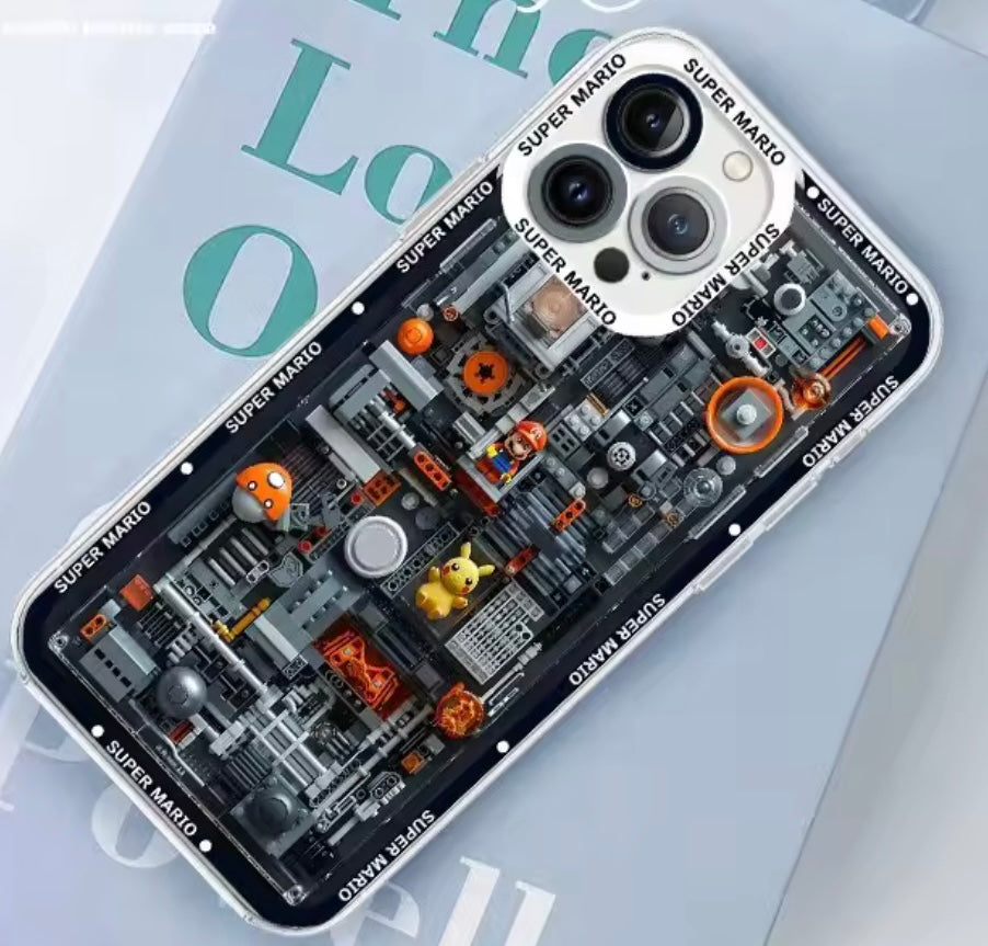 Mario and Pikachu IPhone 15 Phone Case