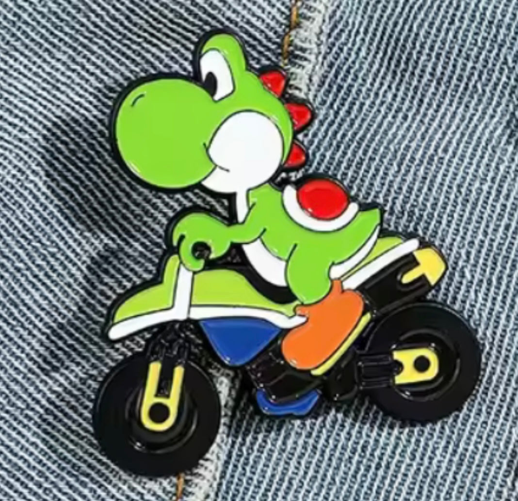 MarioKart Yoshi Pin Badge