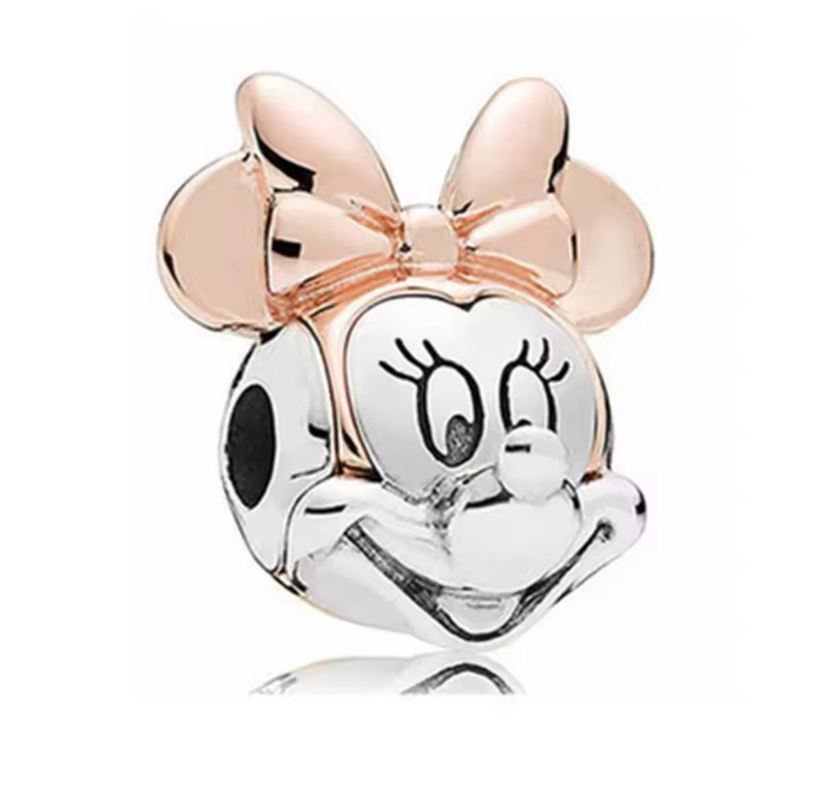Rose Gold Minnie Charm