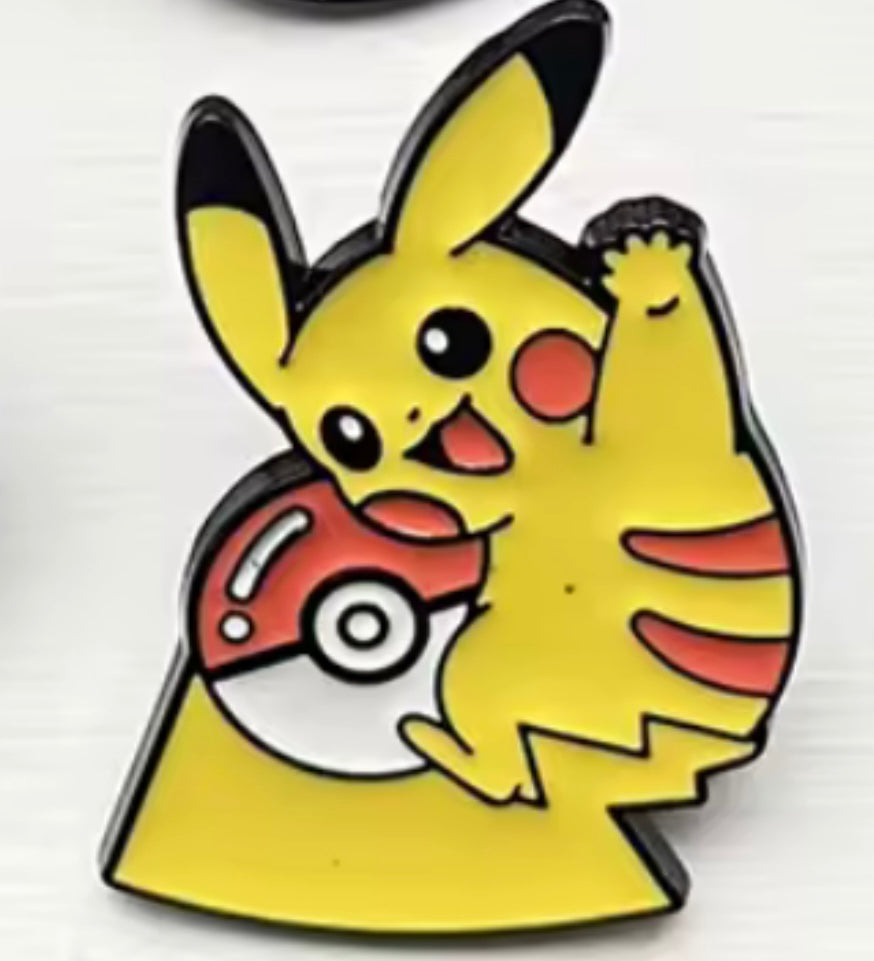 Pikachu with Pokeball Pin Badge