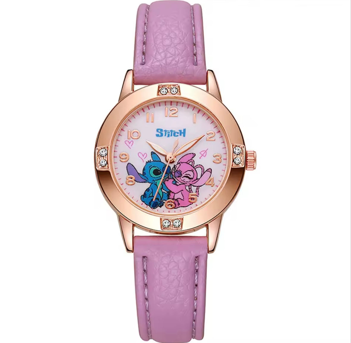 Purple Strap Stitch Watch
