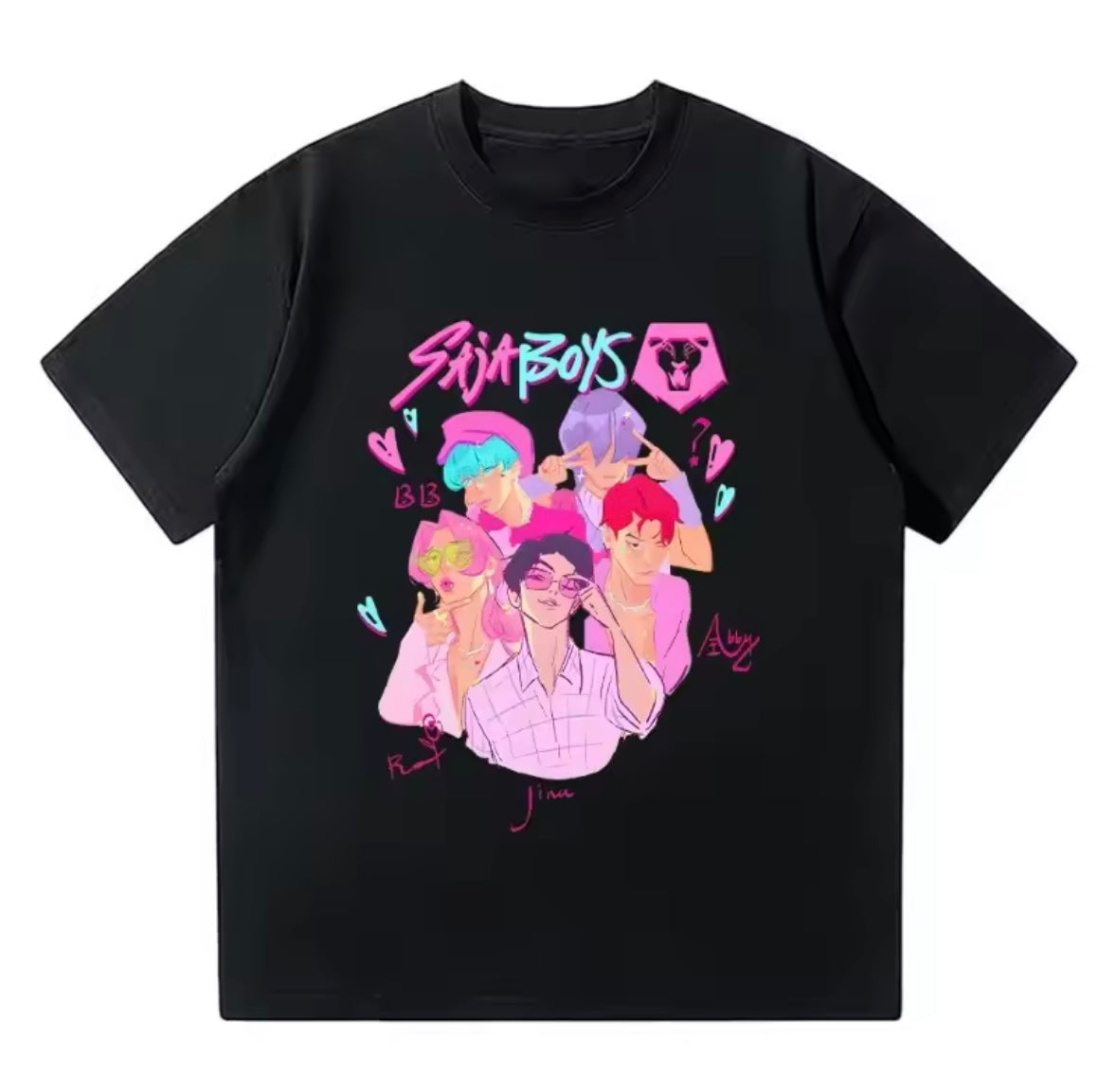 Saja Boys Black T-Shirt