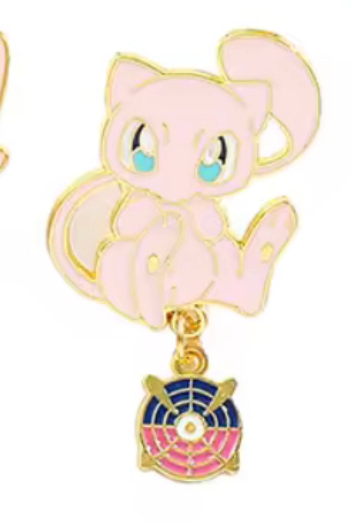Mew Dangling Pin Badge