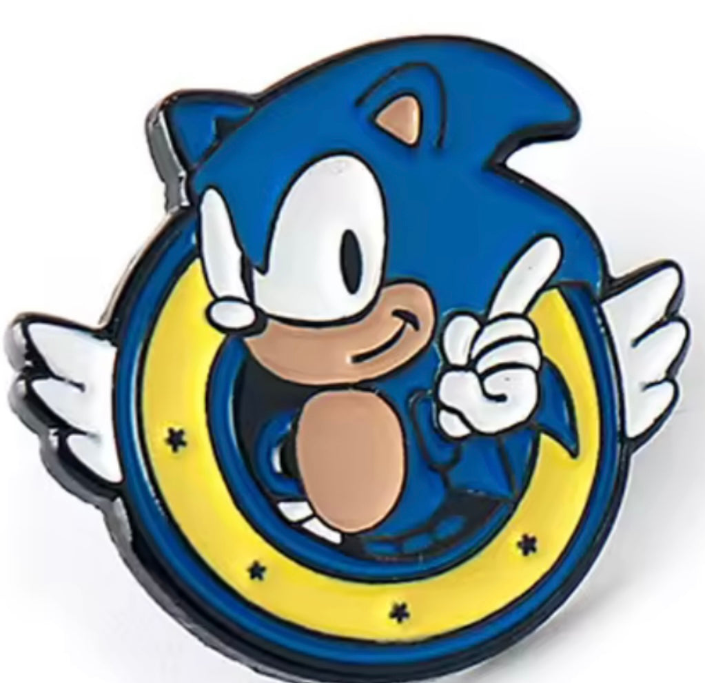 Sonic Pin Badge